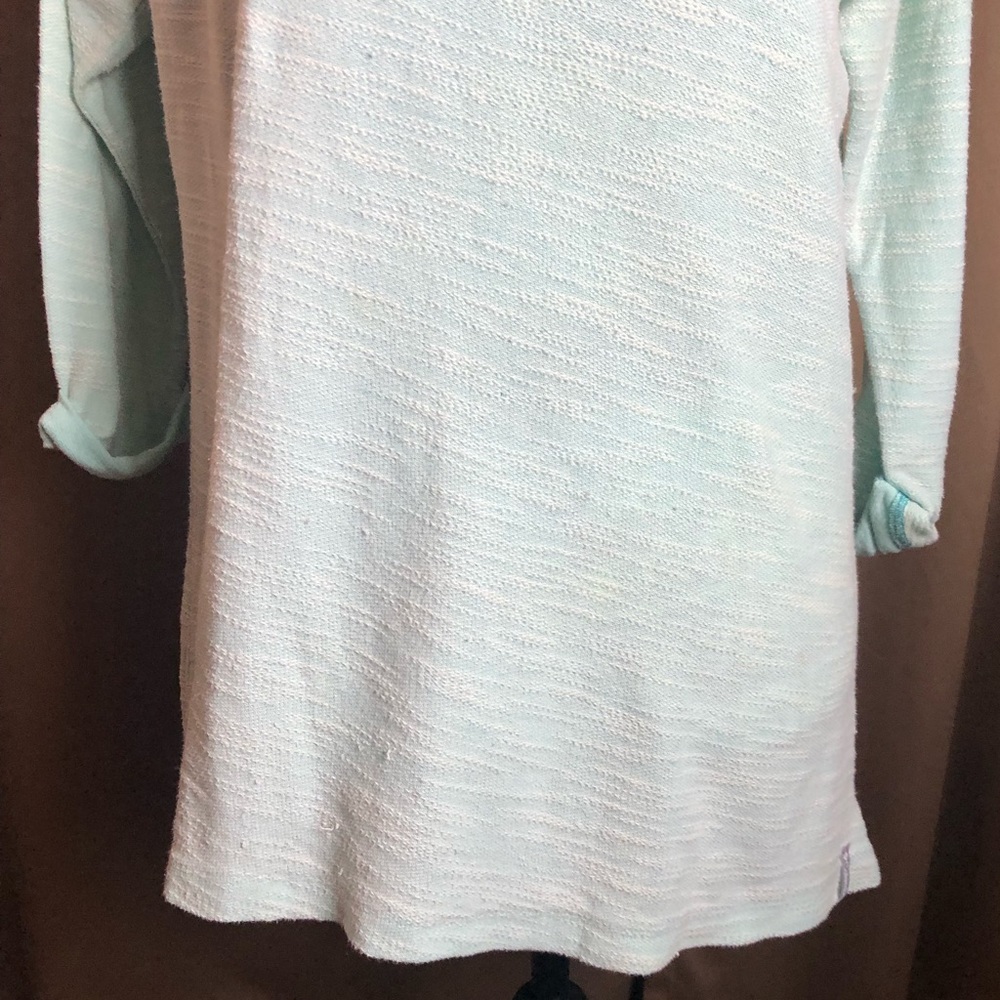 Columbia 3/4 Sleeve Outdoor Teal Crew Scoop Neck Shirt - Picture 2 of 11